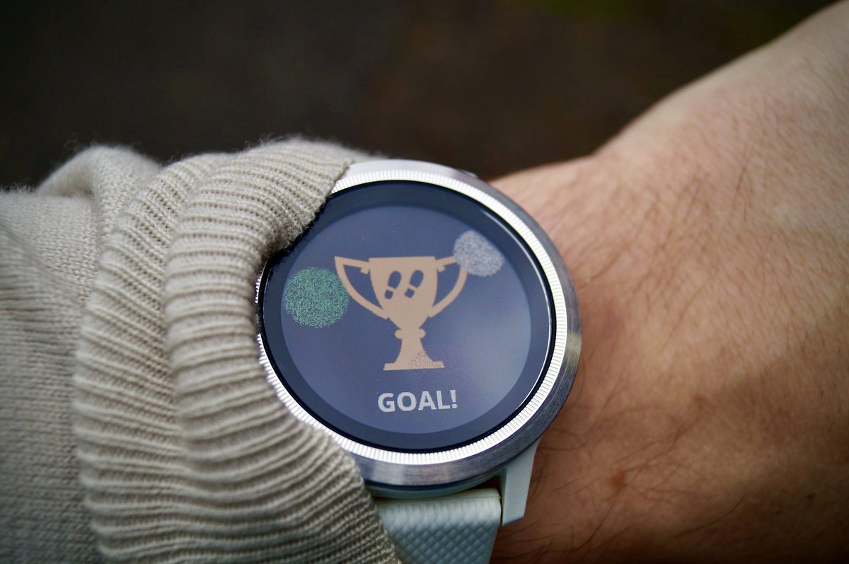 Watch on a golfer's wrist